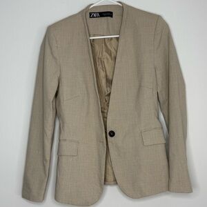 Zara Men's Beige Blazer